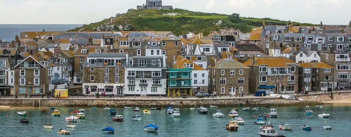 Medeltemperatur Cornwall